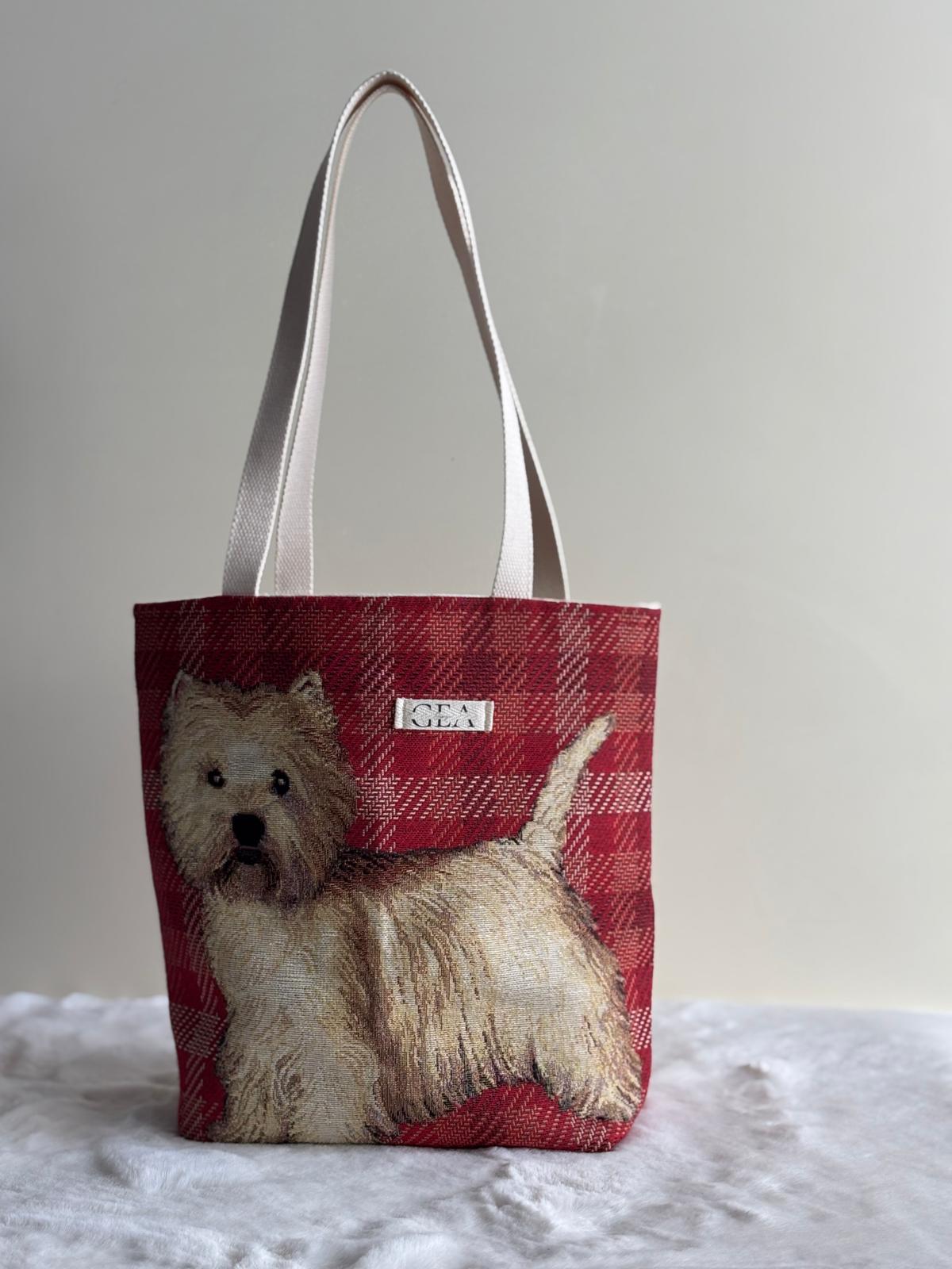 Westy - Tote bag in gobelin e cotone deadstock | Gea Design