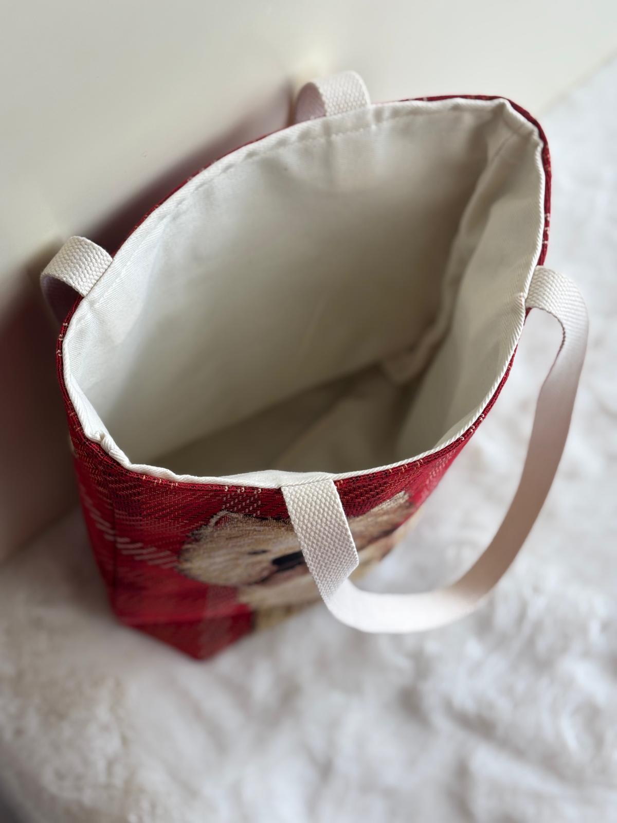 Westy - Tote bag in gobelin e cotone deadstock | Gea Design