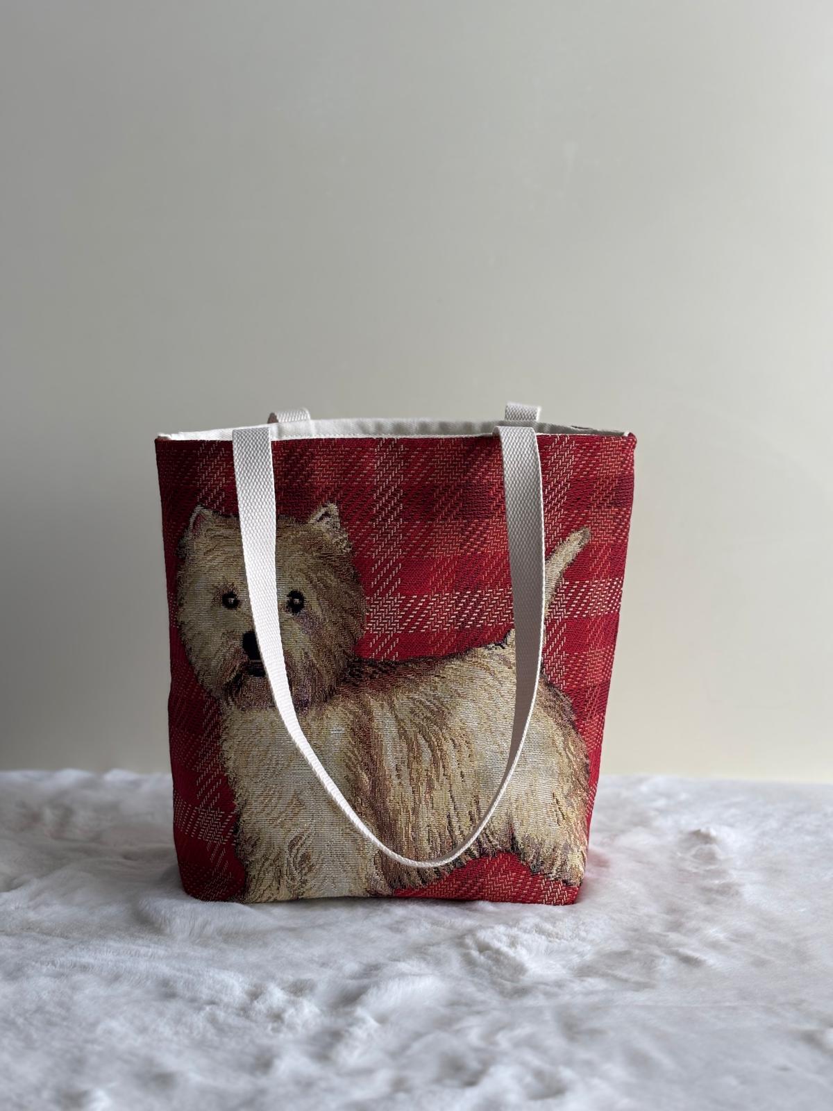 Westy - Tote bag in gobelin e cotone deadstock | Gea Design