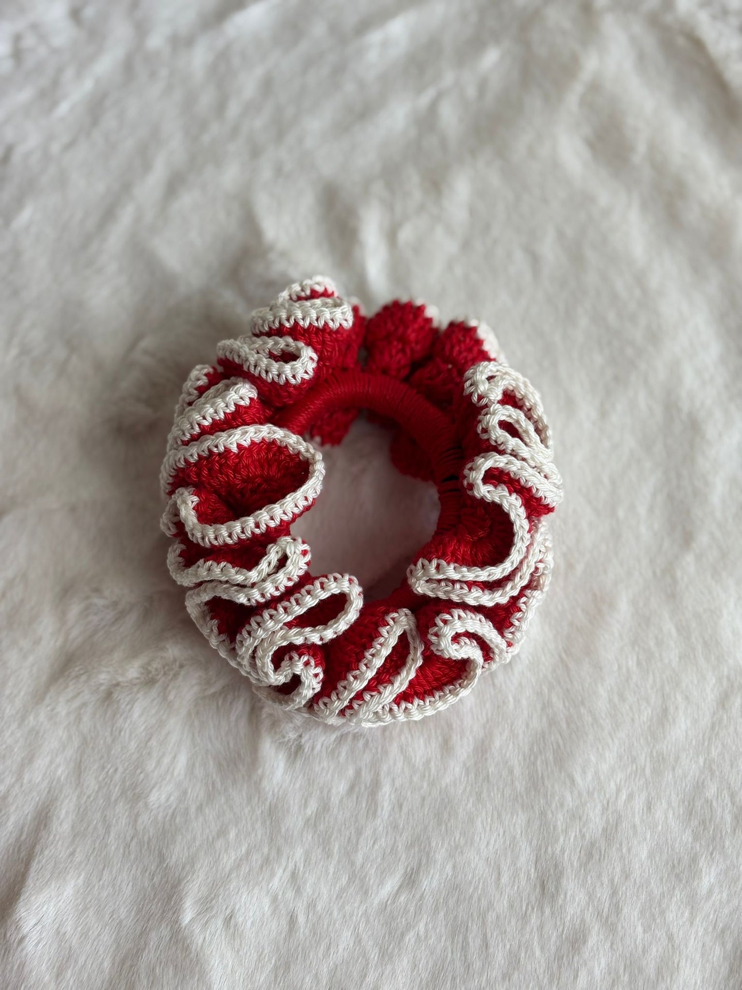 Scrunchie all'uncinetto in cotone 100% | Gea Design